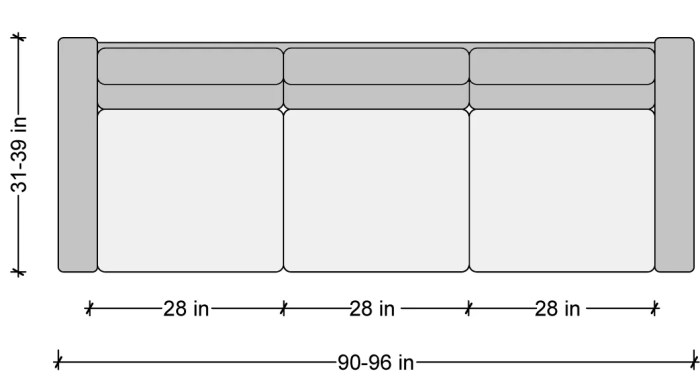 Ukuran sofa 1 seater