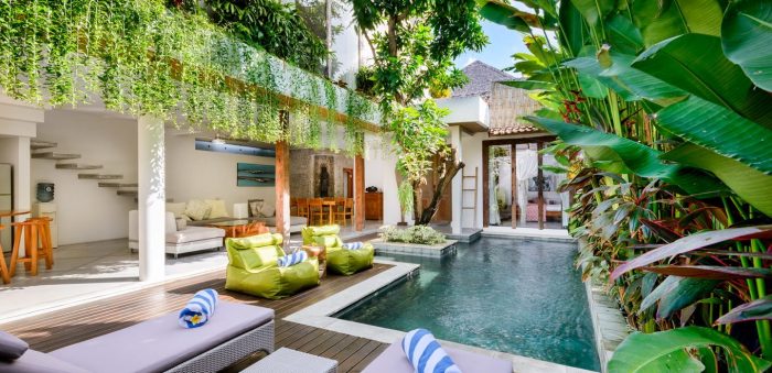 Rumah minimalis bali batu alam