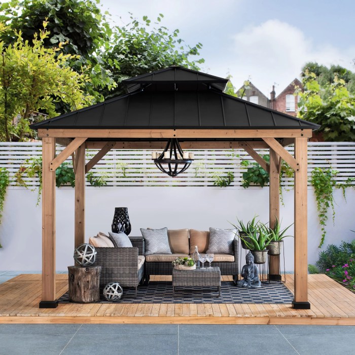 Model gazebo dari beton