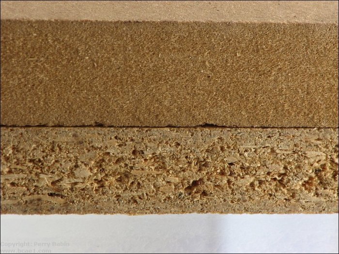 Particle board vs mdf